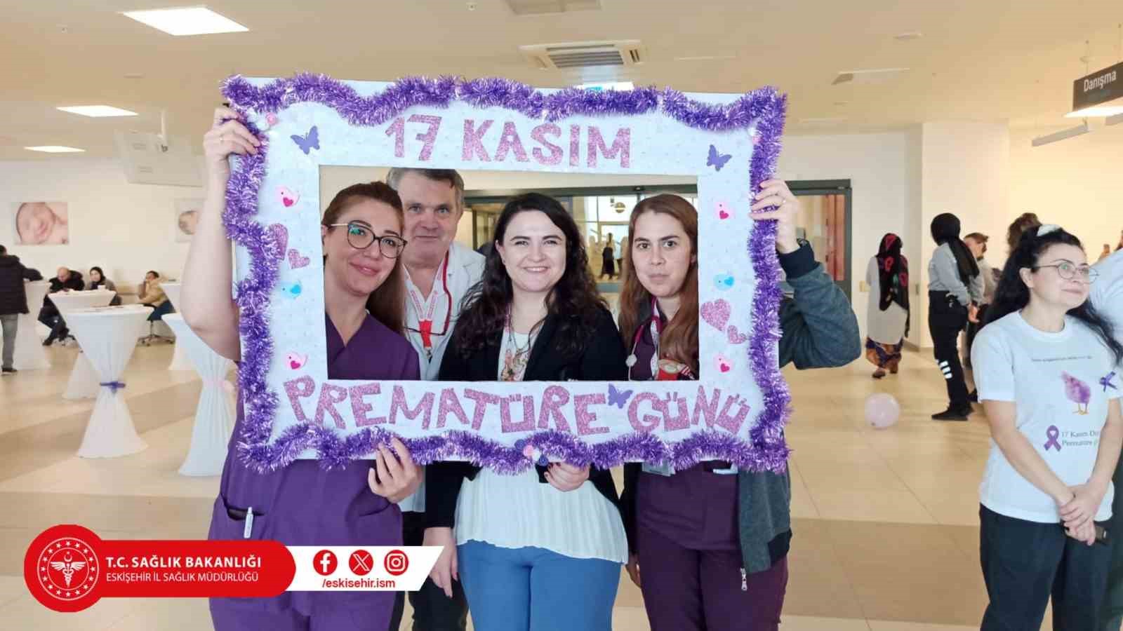 Eskişehir Şehir Hastanesinde Dünya Prematüre Günü etkinliği 