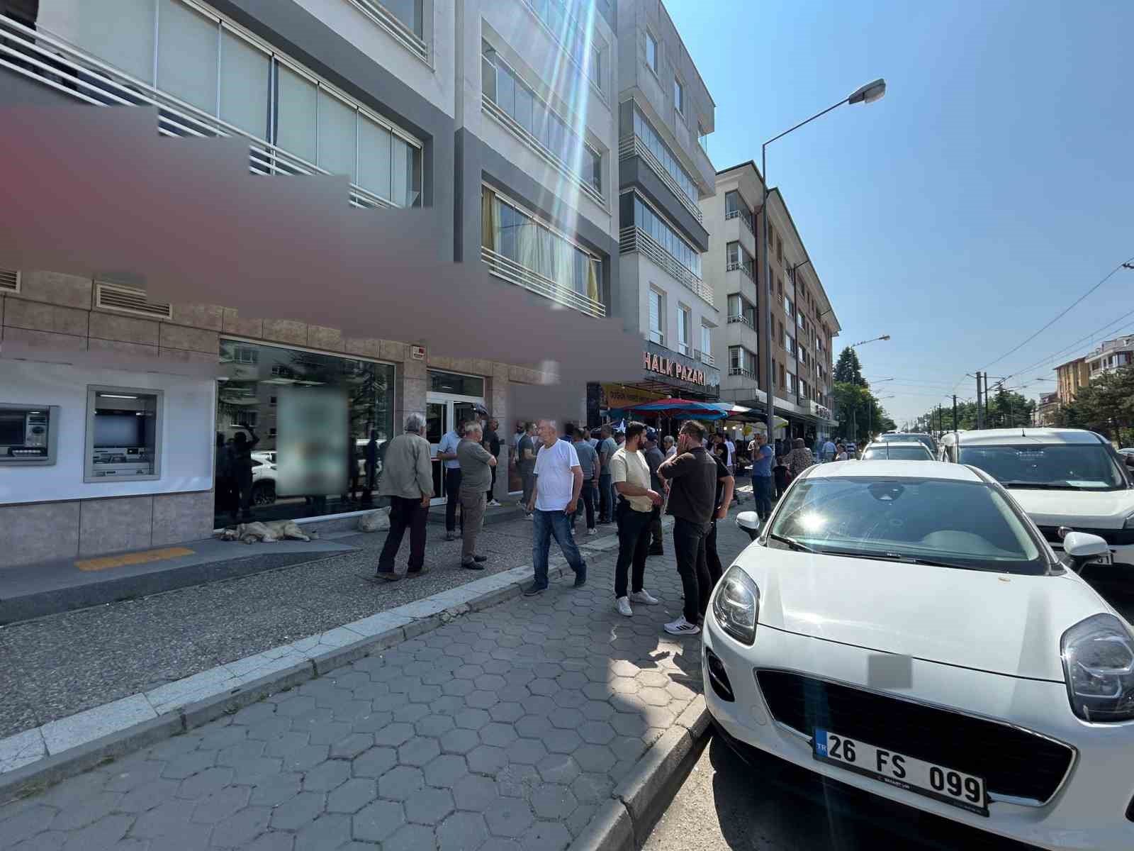 Eskişehir'de banka soygunu girişimi