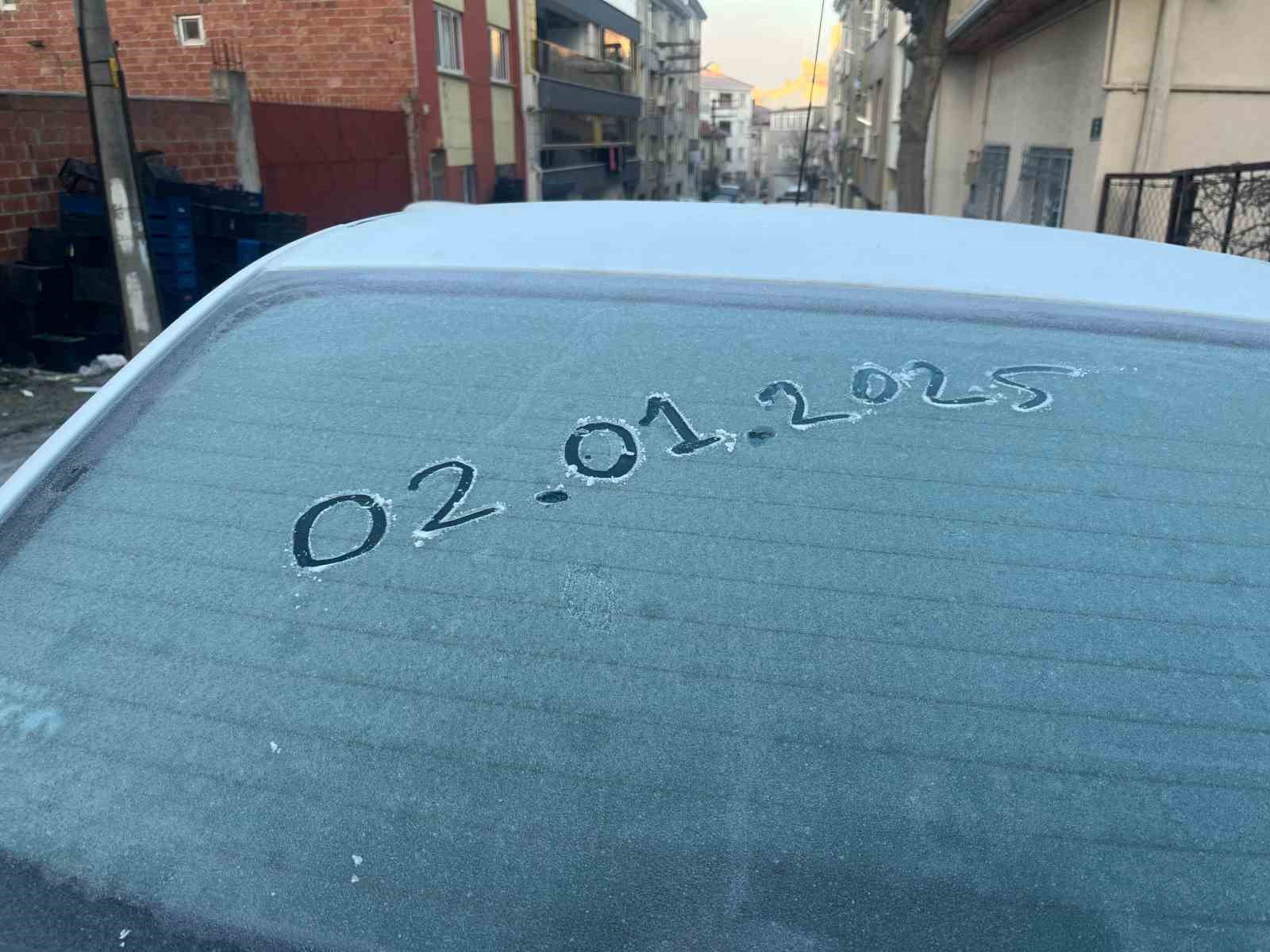 Eskişehir'de dondurucu soğuk etkili oldu