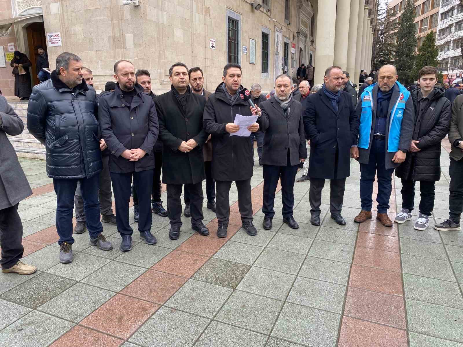 Eskişehirde Filistin için barışçıl şahitlik çağrısı yapıldı