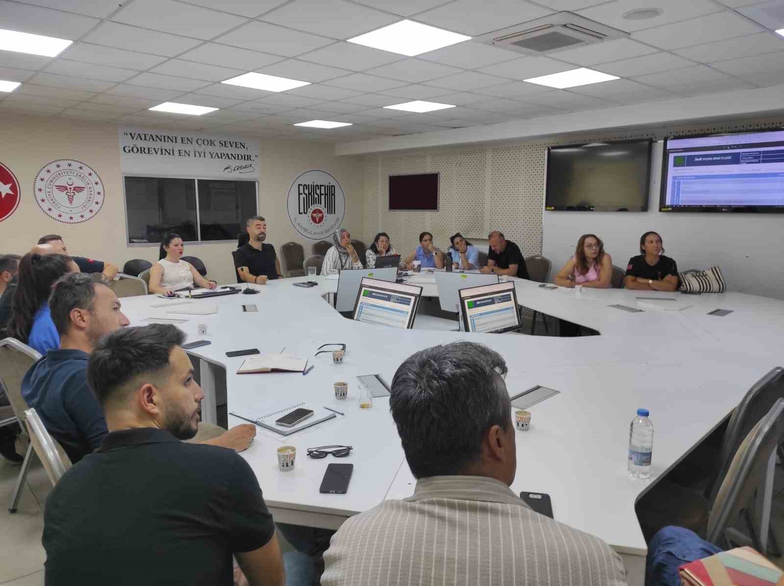 Eskişehirde hasta ve sağlık çalışanının güvenliği için değerlendirme toplantısı yapıldı