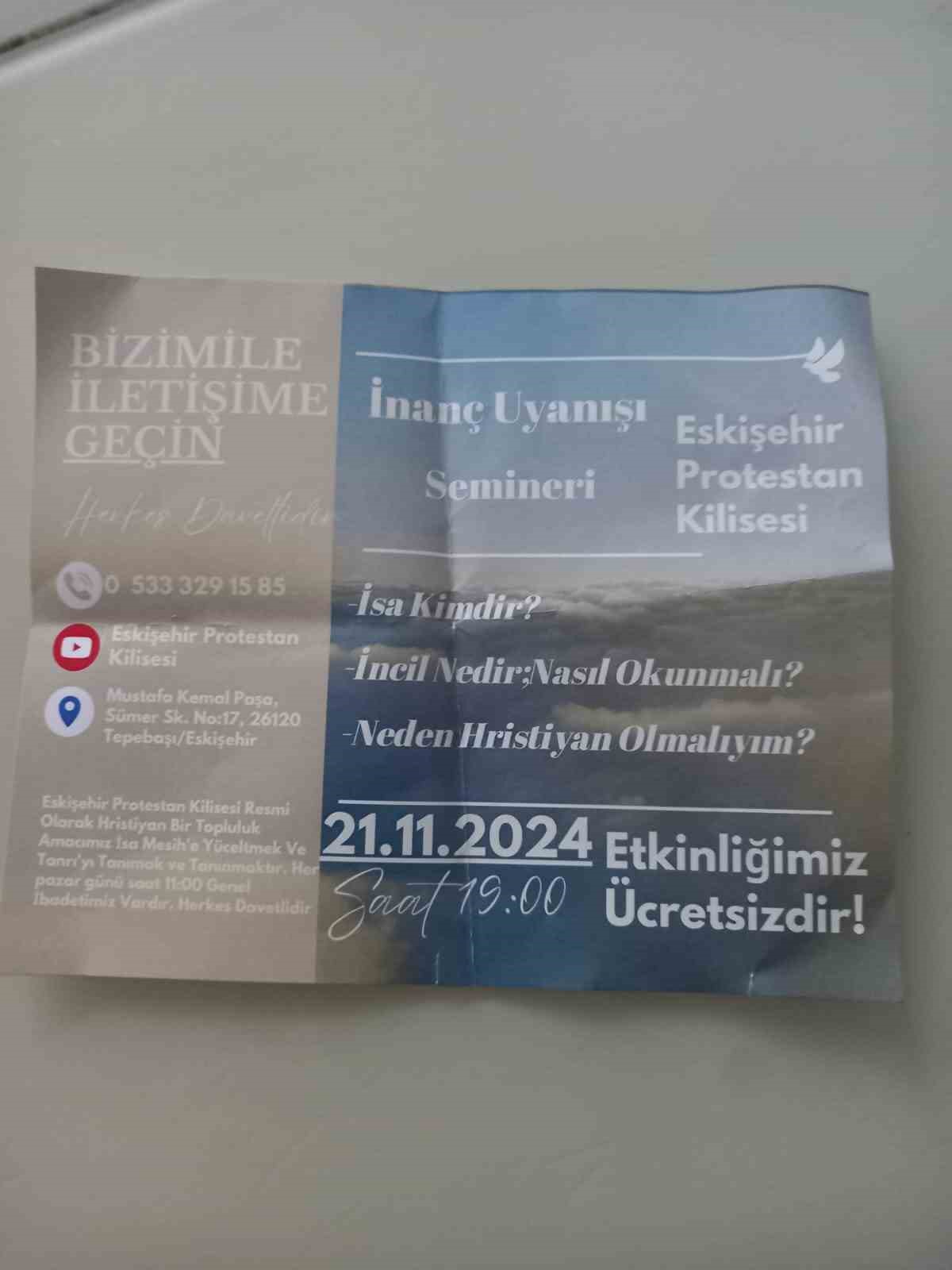 Eskişehir'de misyonerlik faaliyetleri
