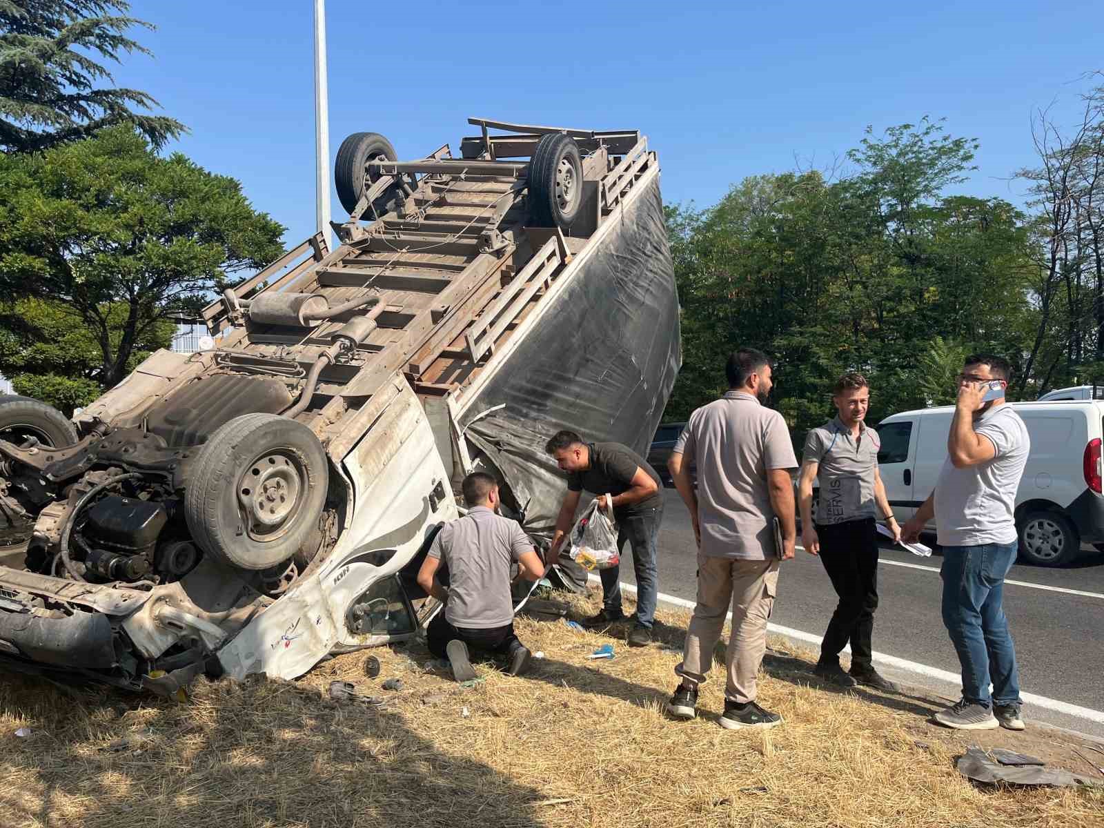Eskişehir'de trafik kazası, 2 yaralı