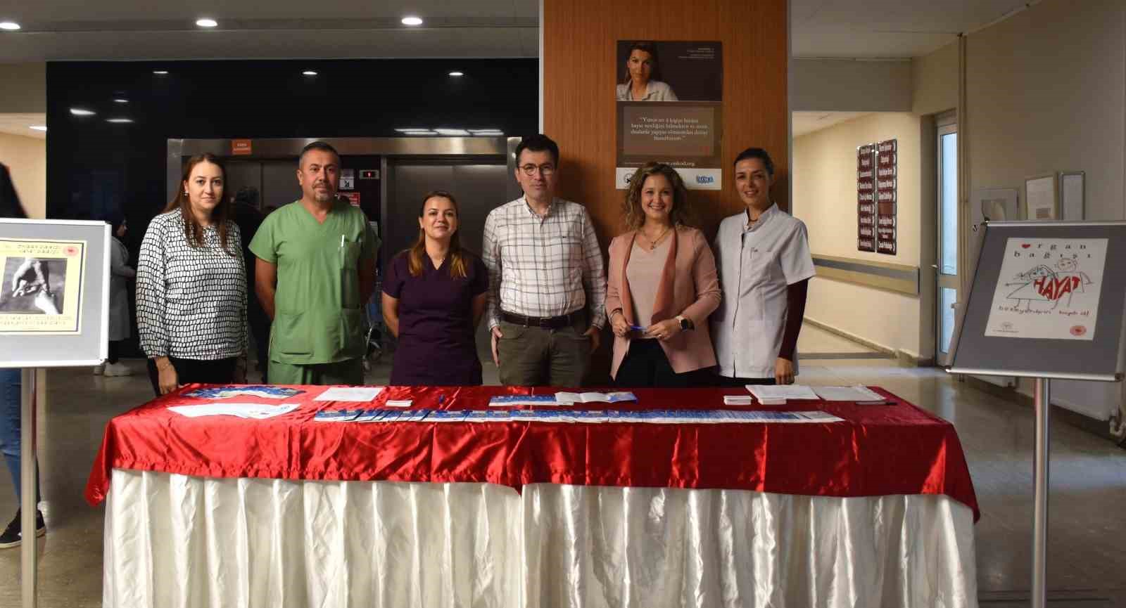 ESOGÜ Hastanesi'nde Organ Bağışı Standı kuruldu