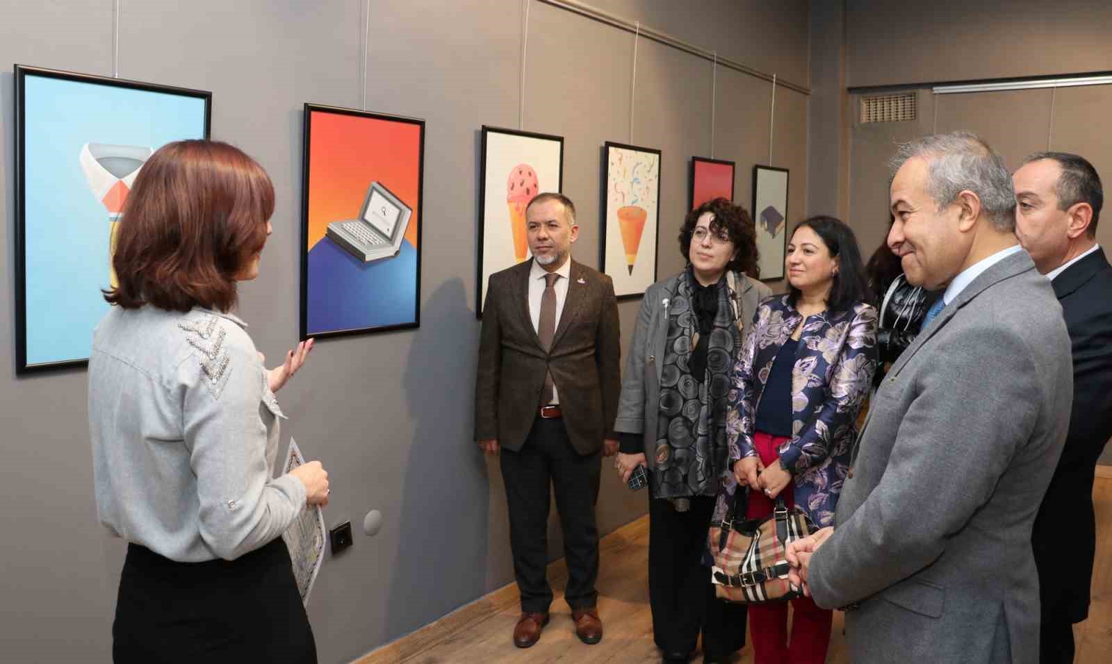 ESOGÜ'de Eğitimde Fikirlerin Grafiği afiş tasarımı sergisi