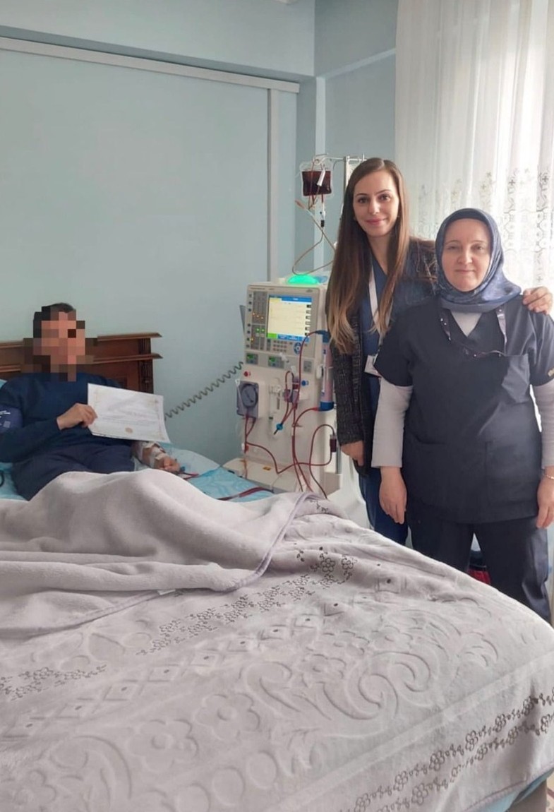 Evde hemodiyaliz uygulaması Kütahyada başladı