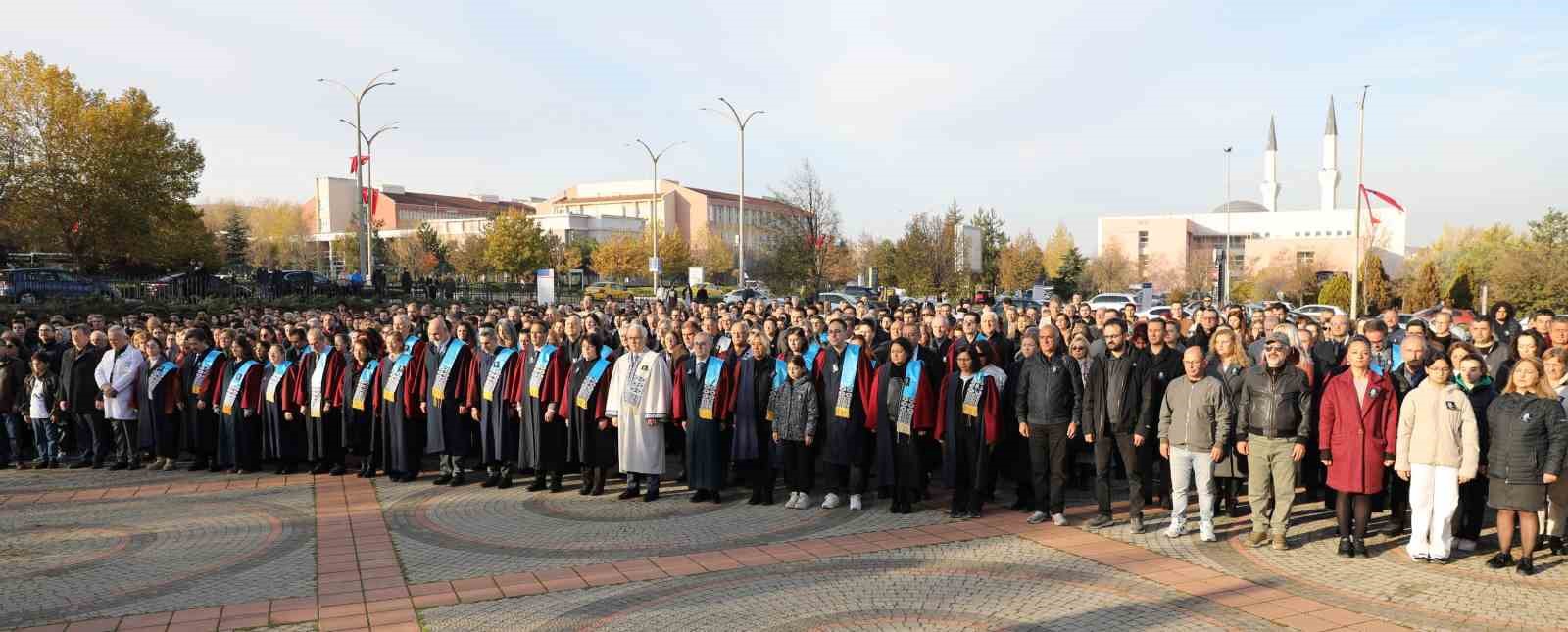 Gazi Mustafa Kemal Atatürk ESOGÜde de anıldı