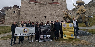 Gedizli öğrenciler gönül dağı dizi setini ziyaret etti