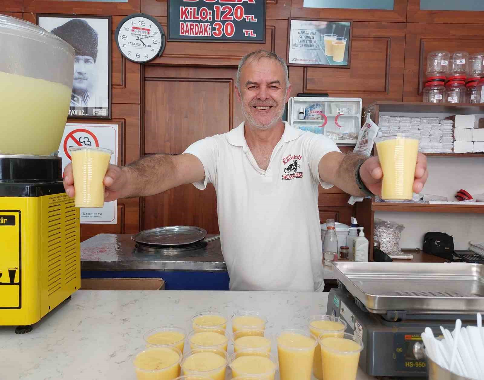 Geleneksel lezzet olan boza içecek değil yiyecektir