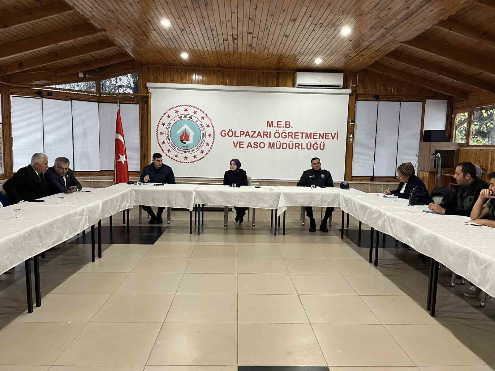 Gölpazarında yangın tedbirleri masaya yatırıldı