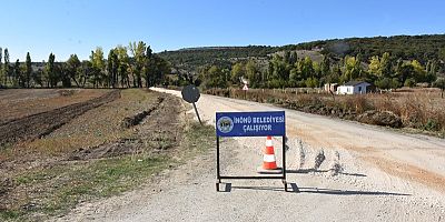 İnönü'de yol sorunu çözüme kavuşuyor