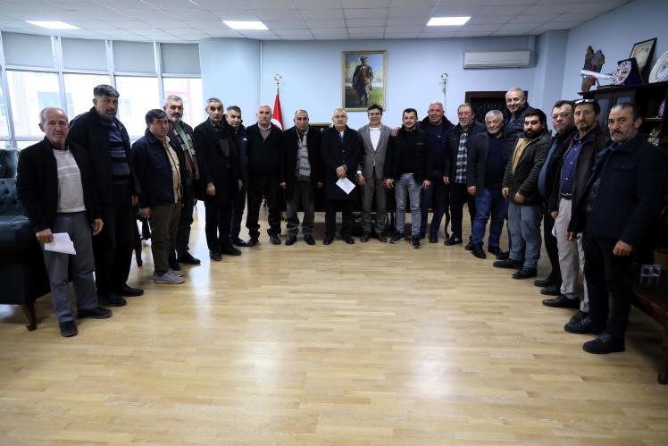 Köy muhtarları Başkan Durguta taleplerini iletti