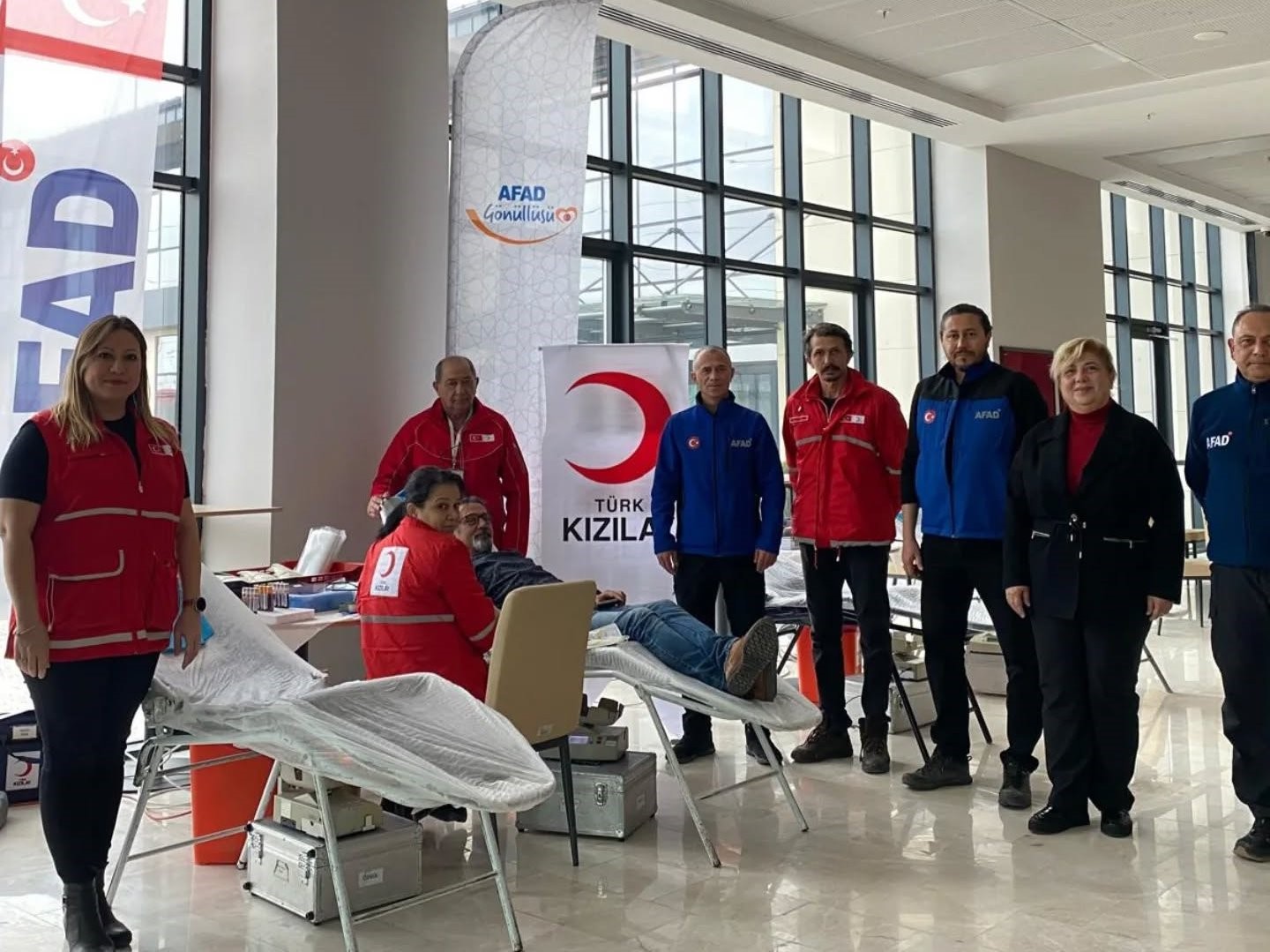 Kütahya AFADtan kan bağışına destek