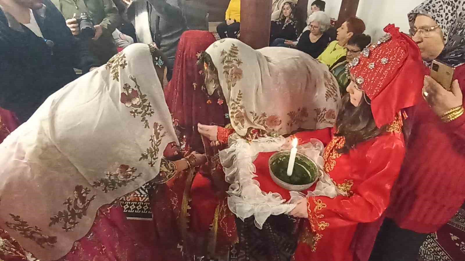 Kütahyada Geleneksel Kına geleneği yeniden hayat buldu