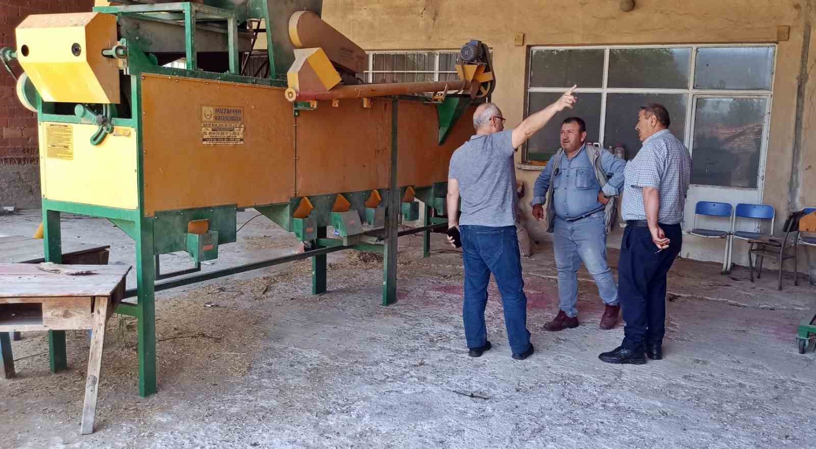 Kütahyada hububat tohum temizleme selektörleri sezona hazırlanıyor