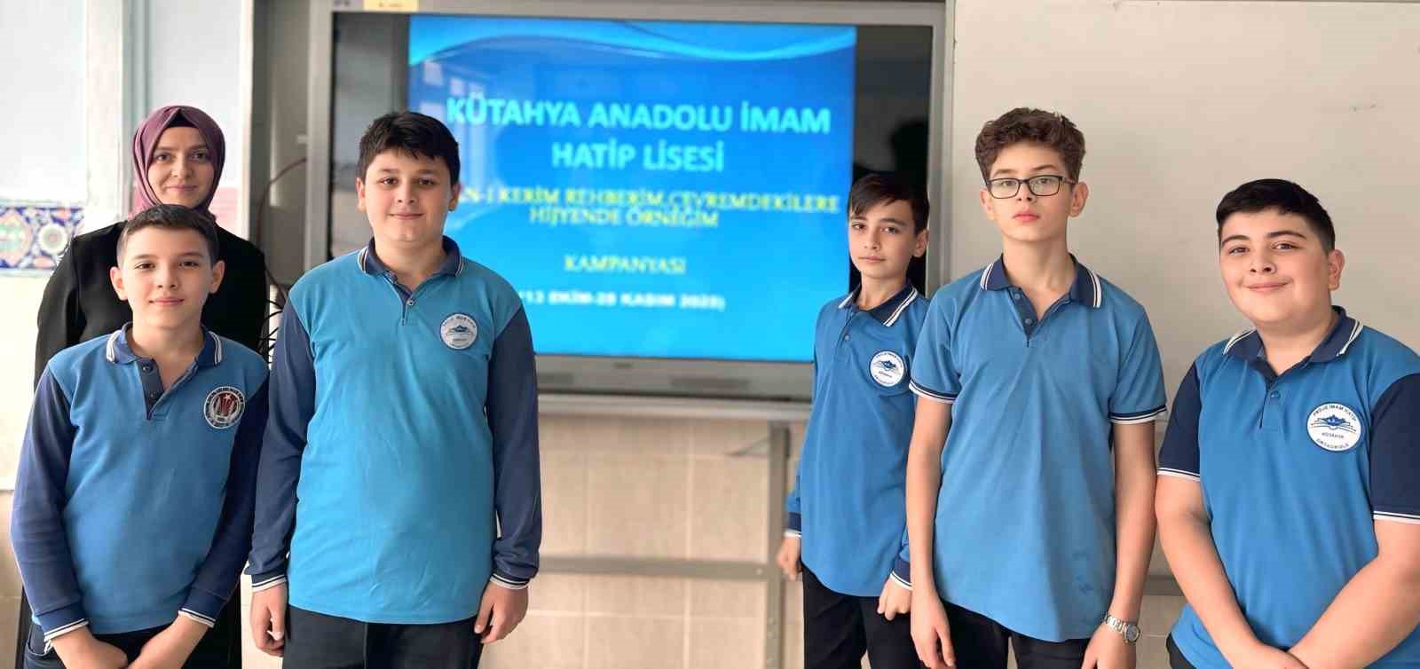 Kütahyada Kuran-ı Kerim Rehberim, Çevremdekilere Hijyende Örneğim kampanyası başladı