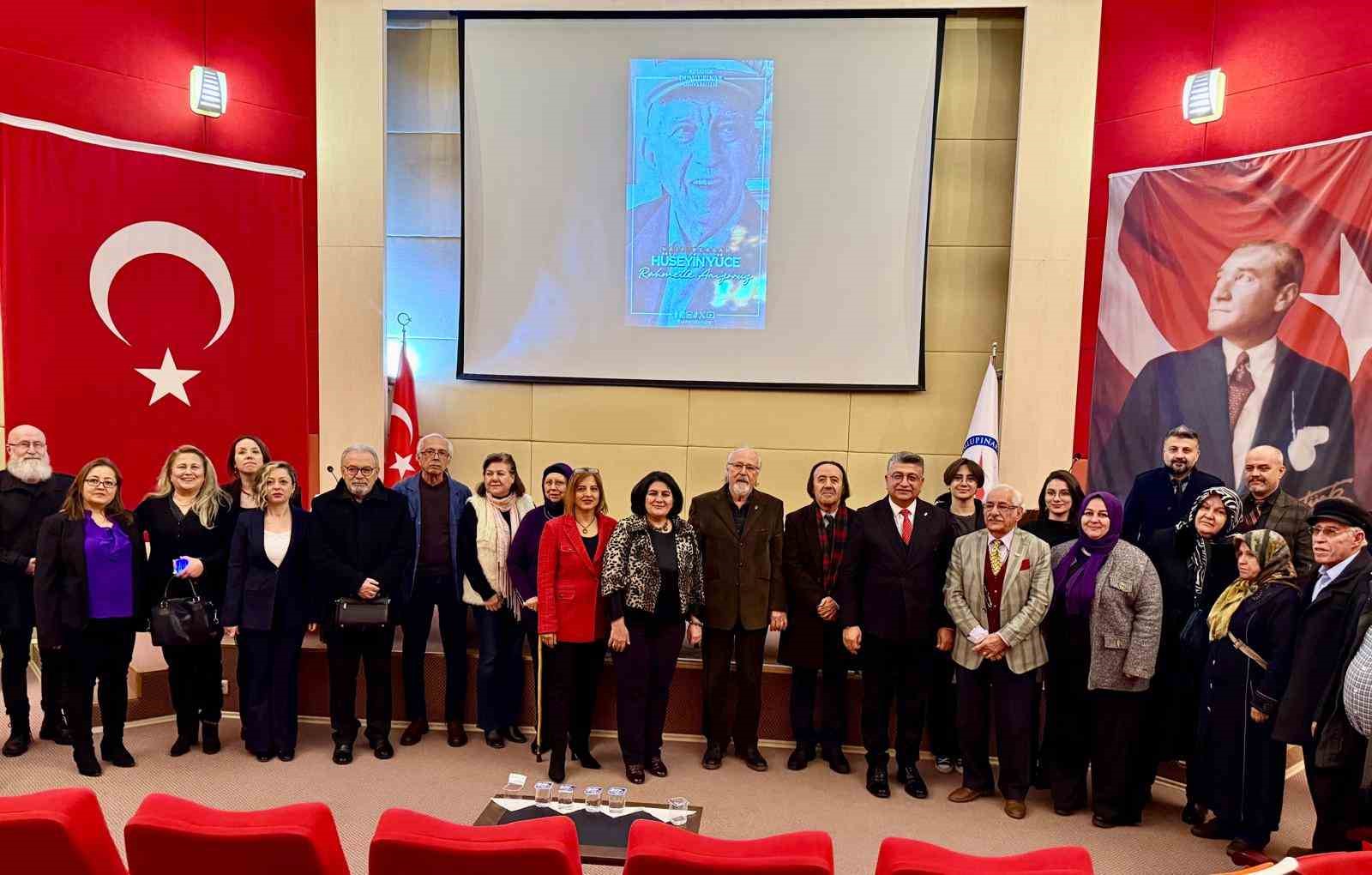 Kütahya'da Ressam Hüseyin Yüceye Saygı paneli ve sergisi