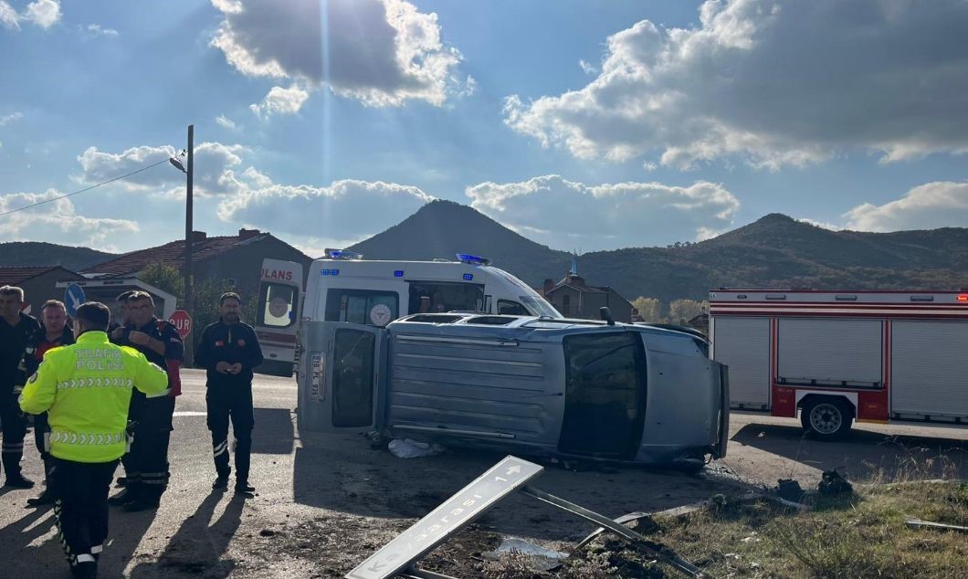 Kütahyada trafik kazası: 7 yaralı