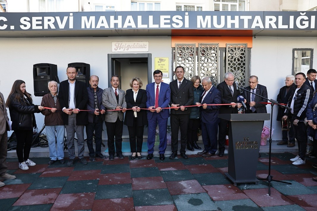 Kütahya'nın Servi Mahallesine muhtarlık hizmet binası