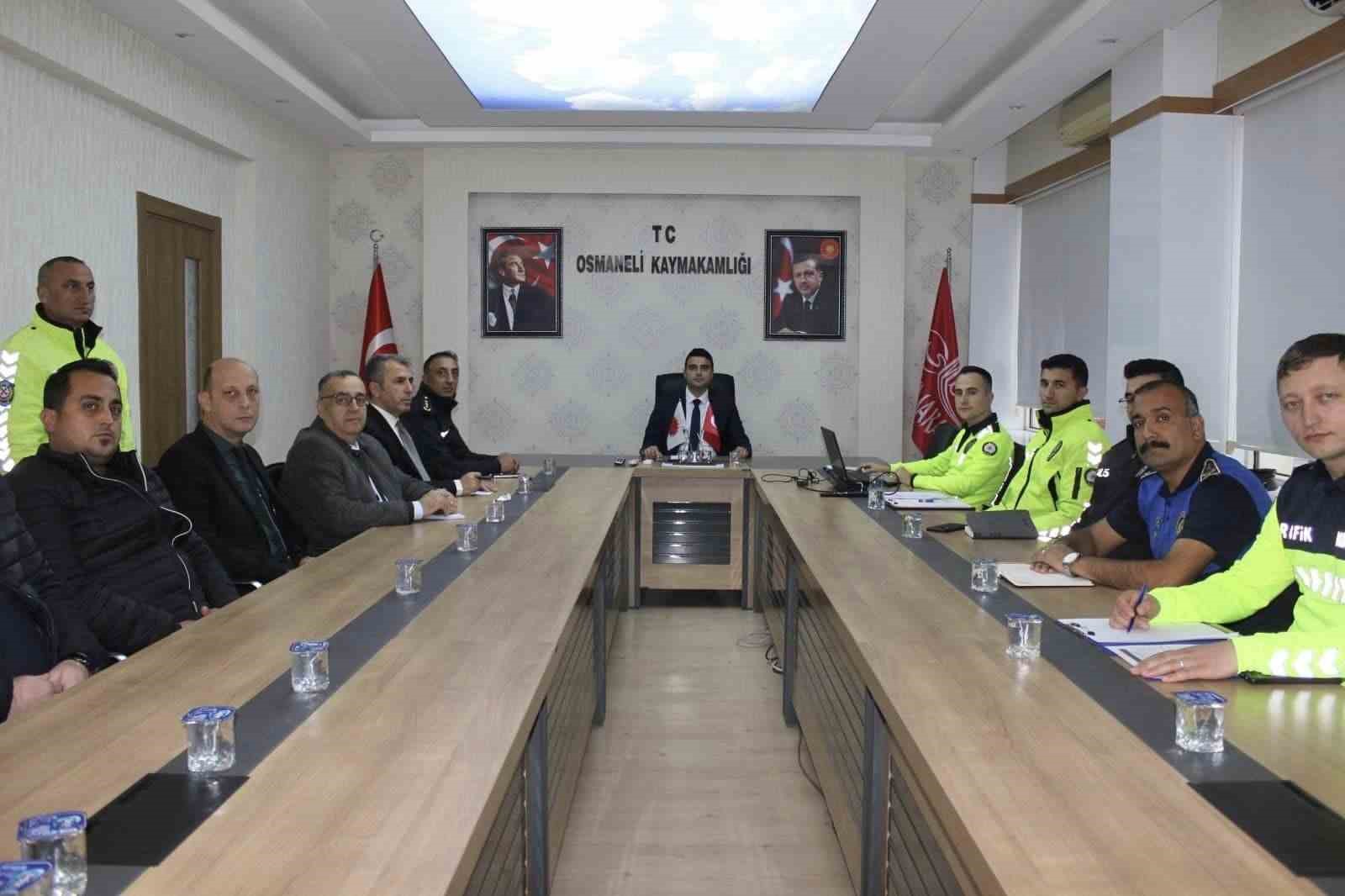 Osmaneli'nde ‘Kış Tedbirleri toplantısı