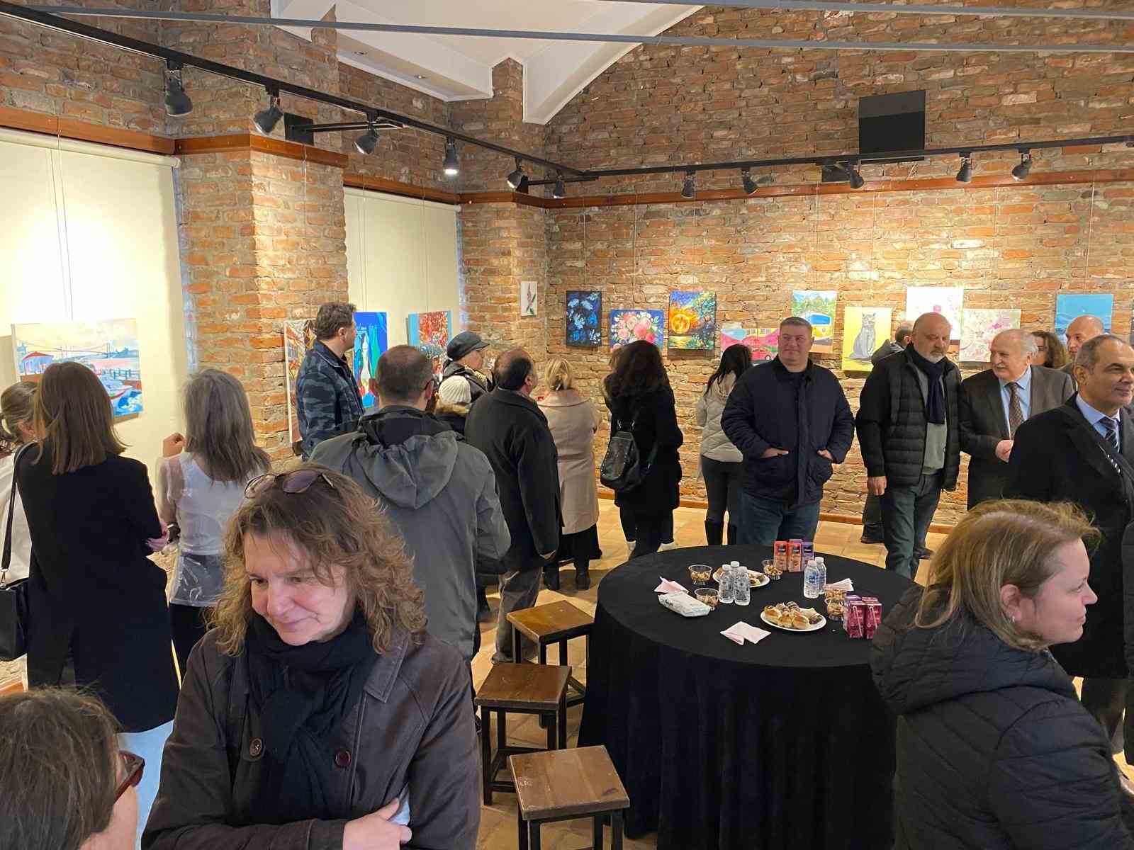 Otizmli ressam Alp Eren Candanın resim sergisi