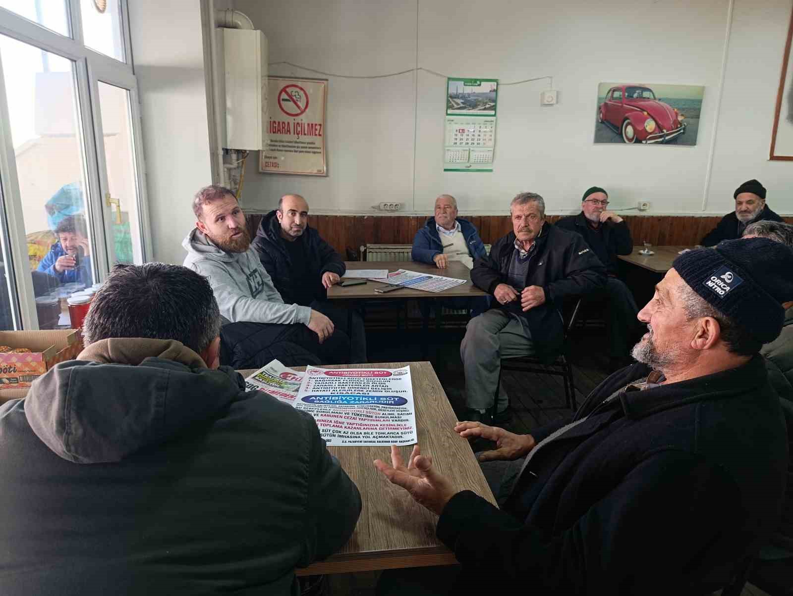 Pazaryerinde üreticiye tarımsal bilgilendirme