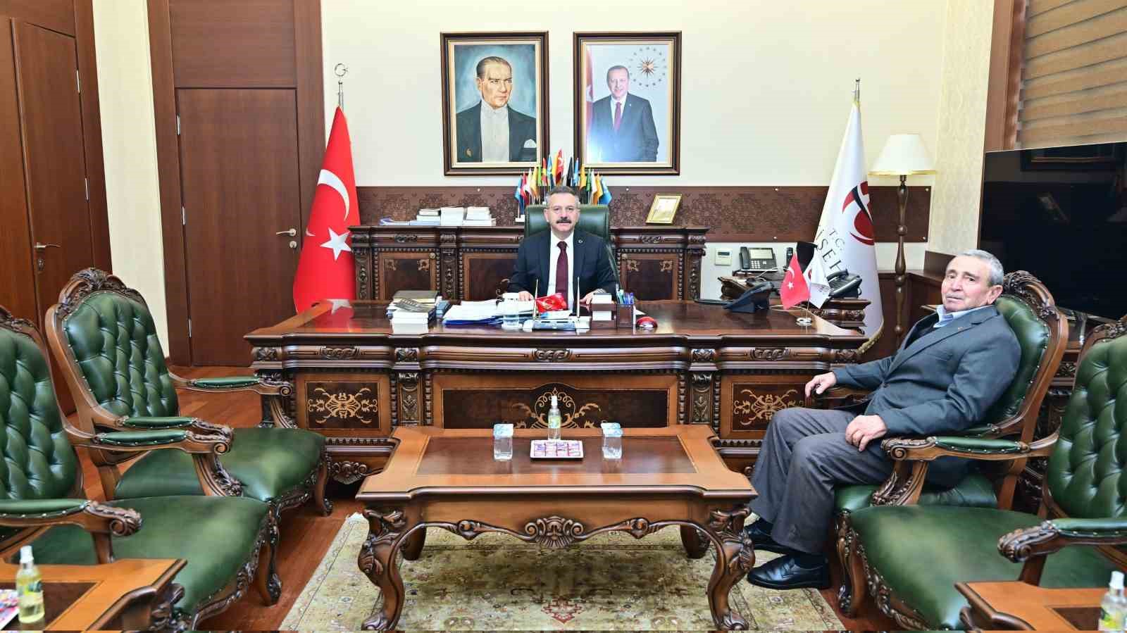 Şehit babasından Vali Aksoya ziyaret