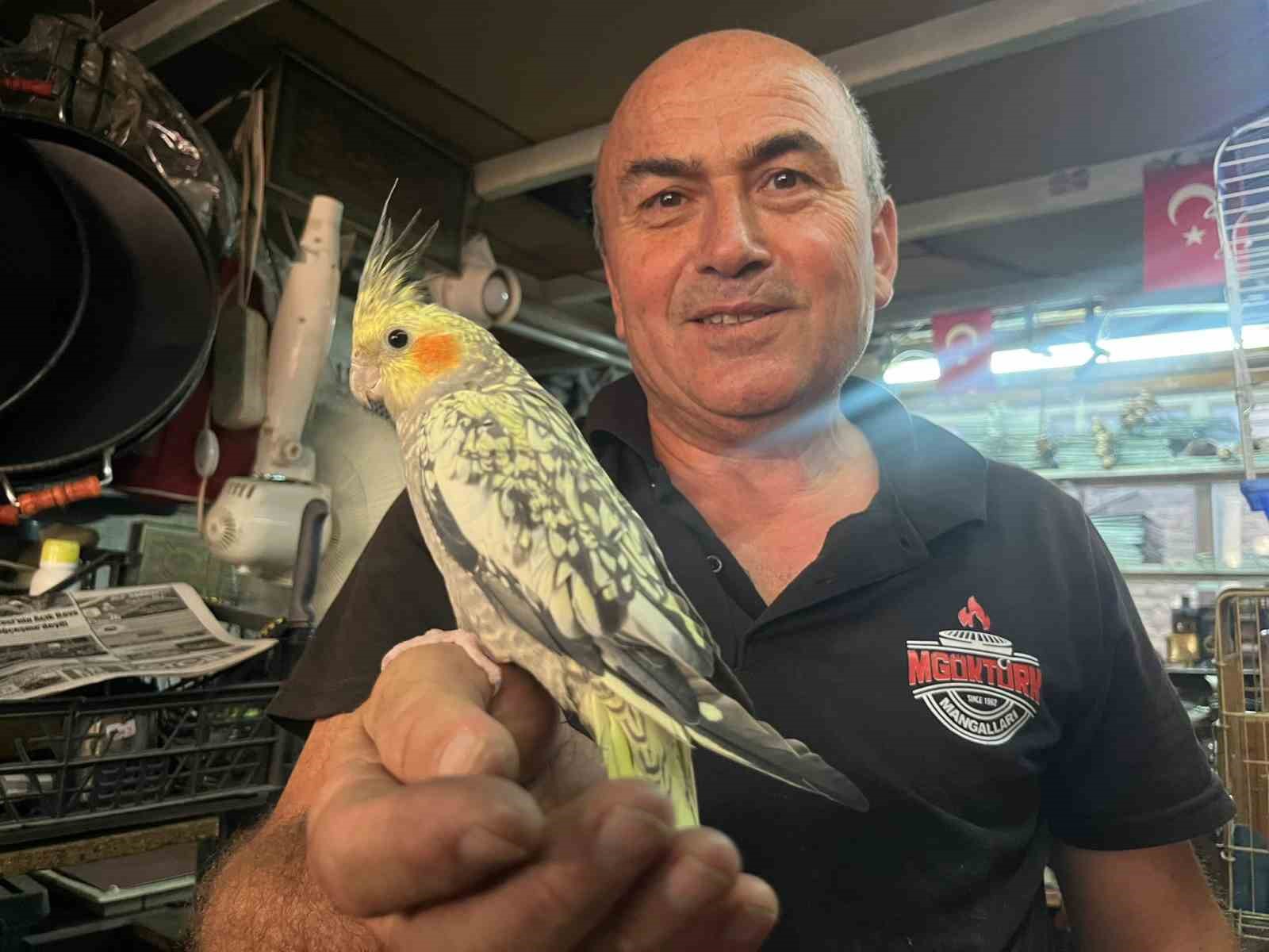 Soba ve mangal ustası Mustafa Göktürk'ün kuş sevgisi