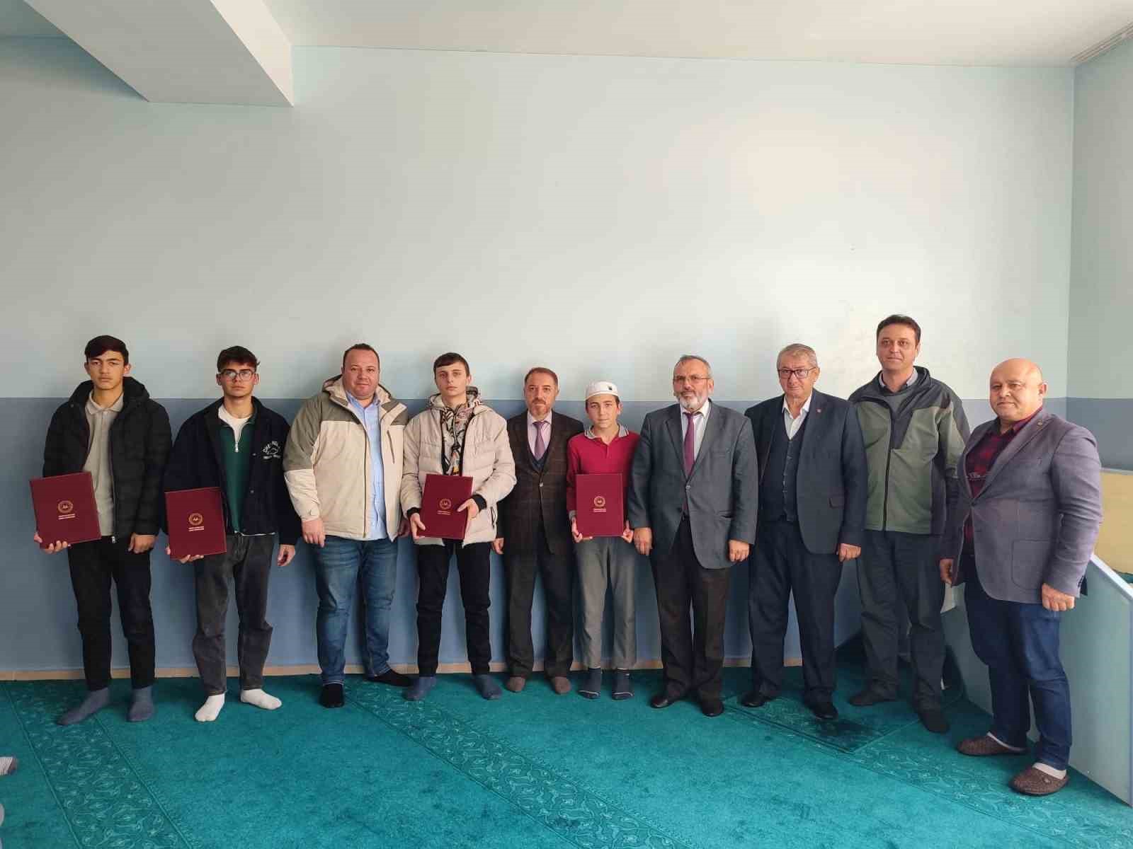 Şuhutta hafızlık icazet sevinci