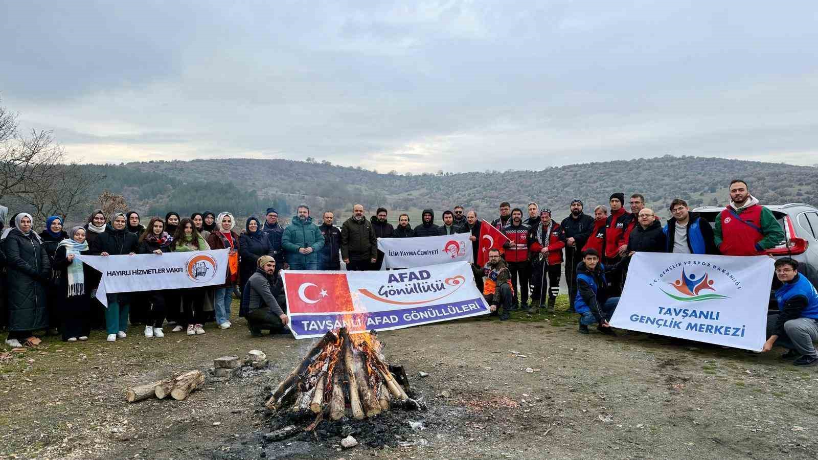 Tavşanlıda Sarıkamış şehitleri için anlamlı vefa