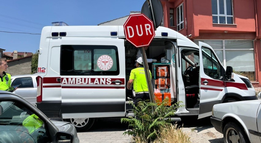 Tavşanlıda trafik kazası: 2 yaralı
