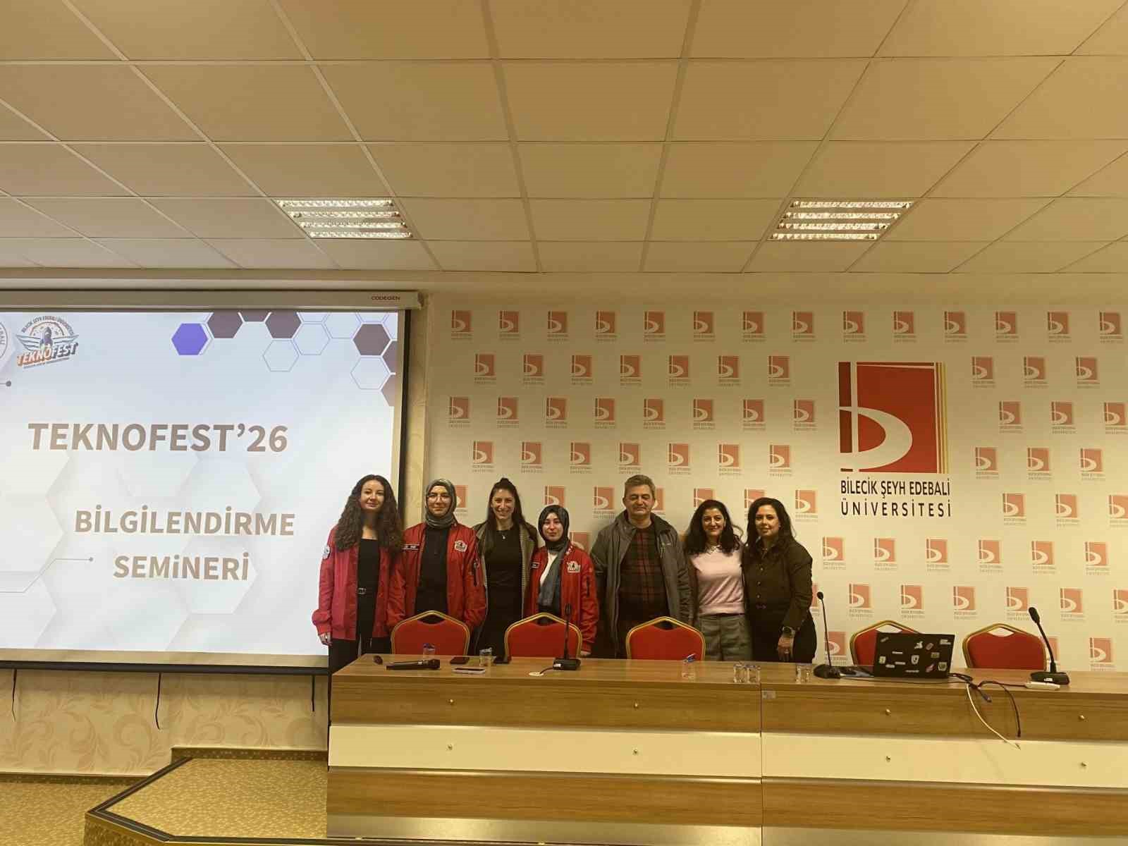 TEKNOFEST 2026 bilgilendirme semineri BŞEÜde yoğun ilgi gördü