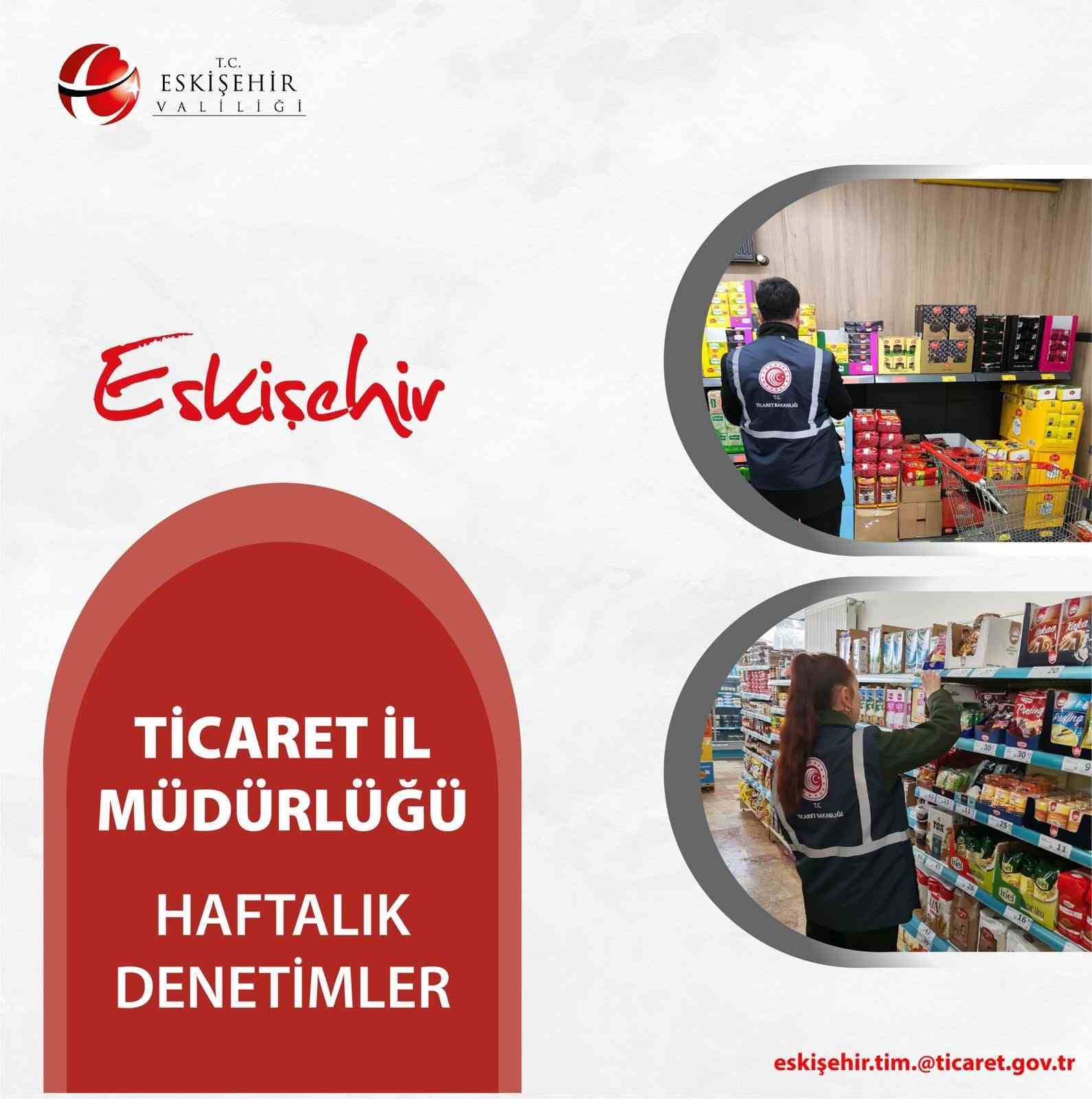 Ticaret İl Müdürlüğünün denetimlerinde firmalara 199 bin 458 TL ceza kesildi