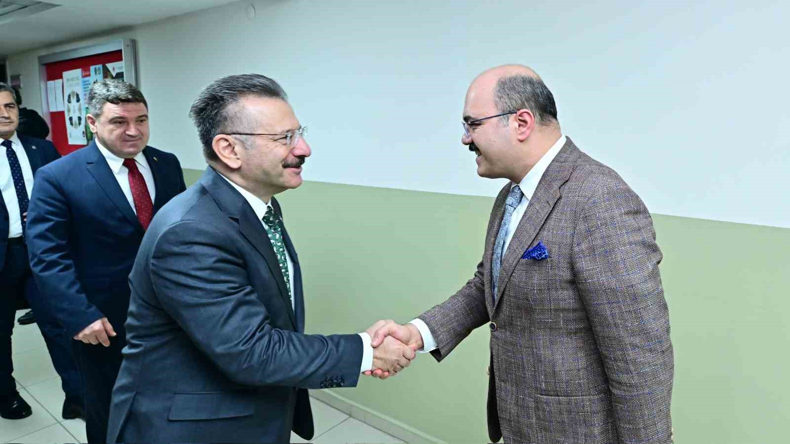 Vali Aksoydan veda ziyaretleri