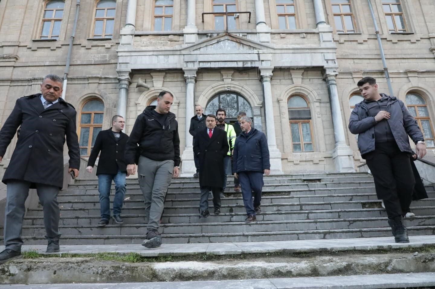 Vali Musa Işın, Kütahya Lisesinde incelemelerde bulundu