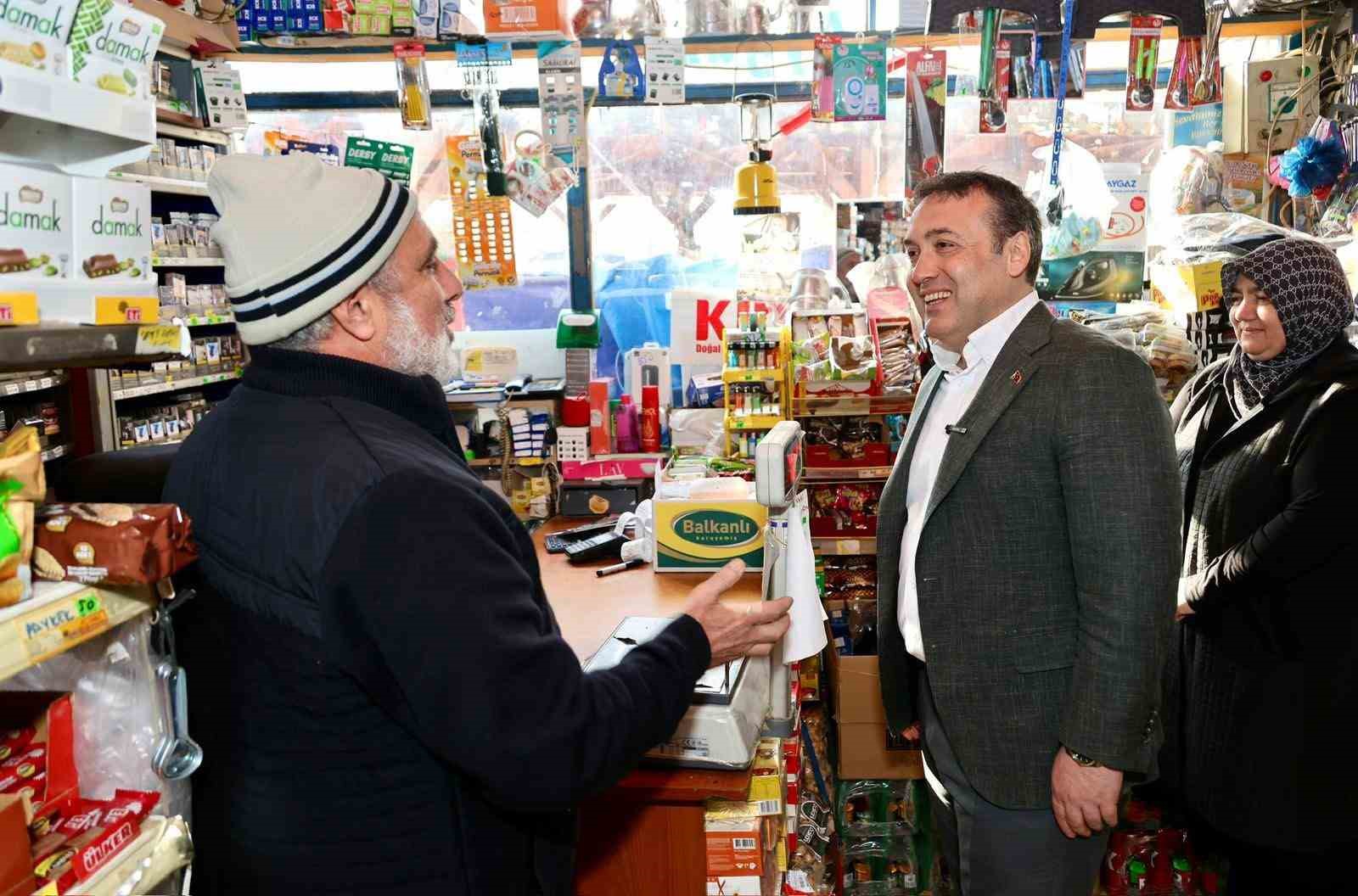 Vali Sözer İnhisar da esnaf ve vatandaşlarla buluştu