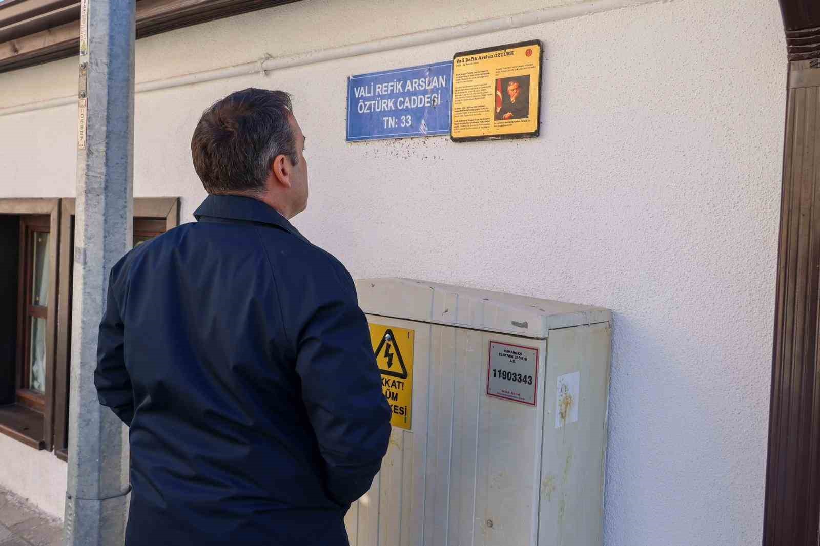 Vali Sözerden sokak sağlıklaştırma çalışmalarına inceleme