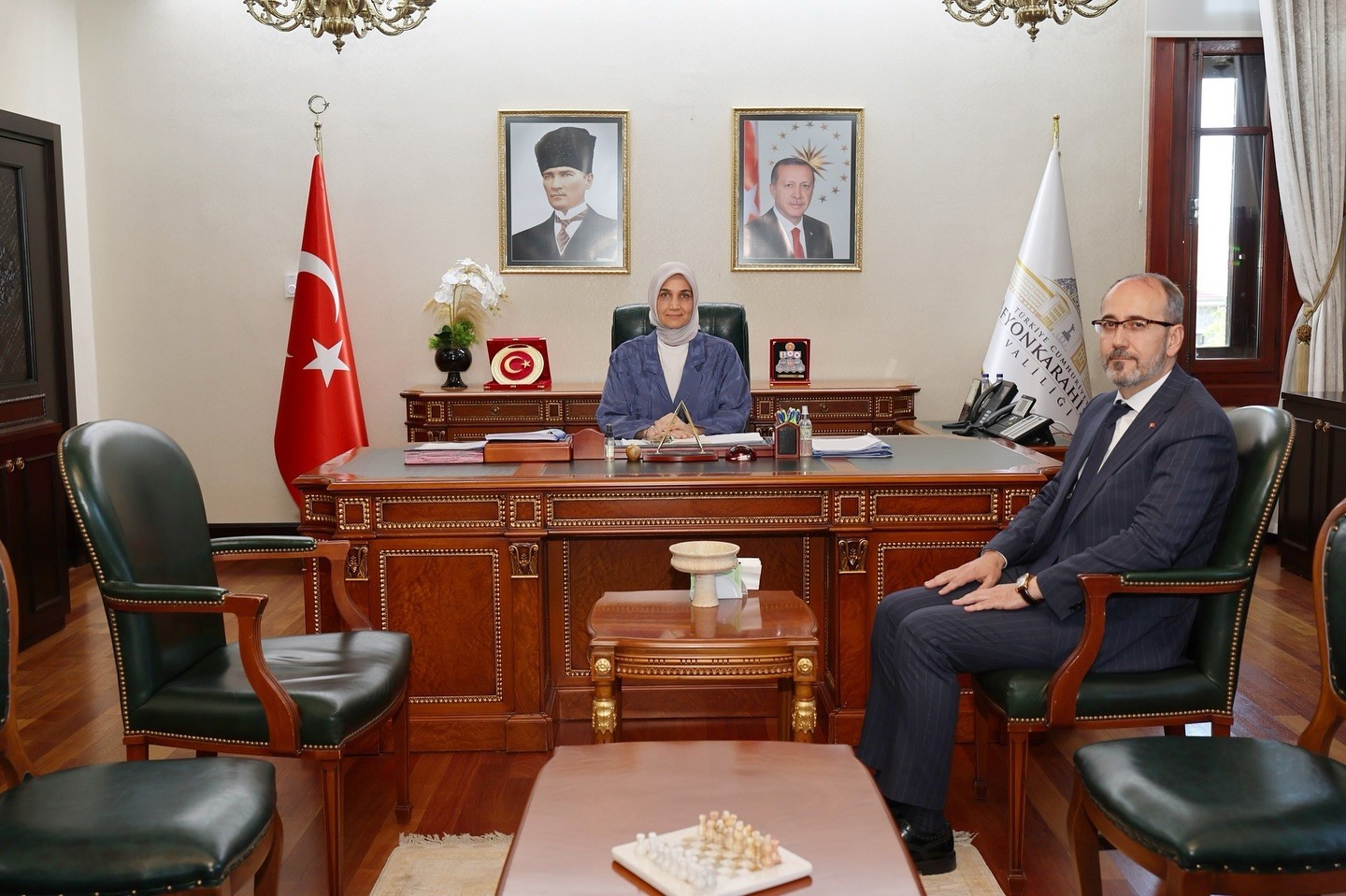 Vali Yiğitbaşı, yeni İl Sağlık Müdürü Dr. Hakkı Öztürkü kabul etti