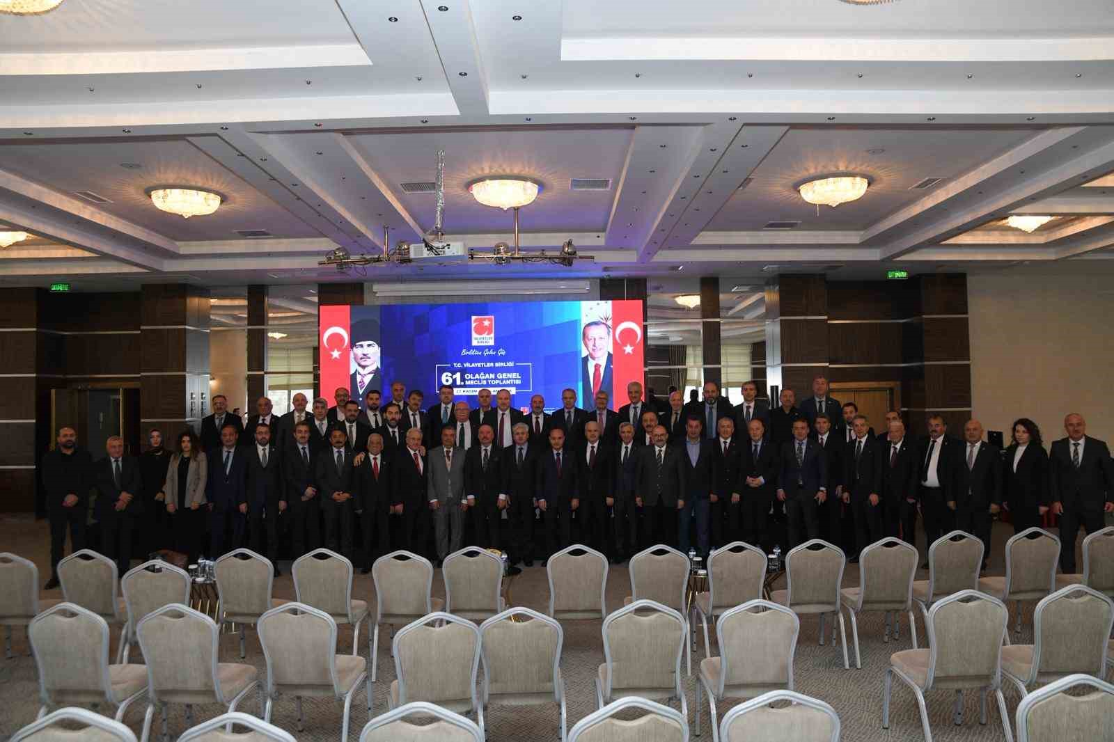 Vilayetler Birliği Ankarada toplandı