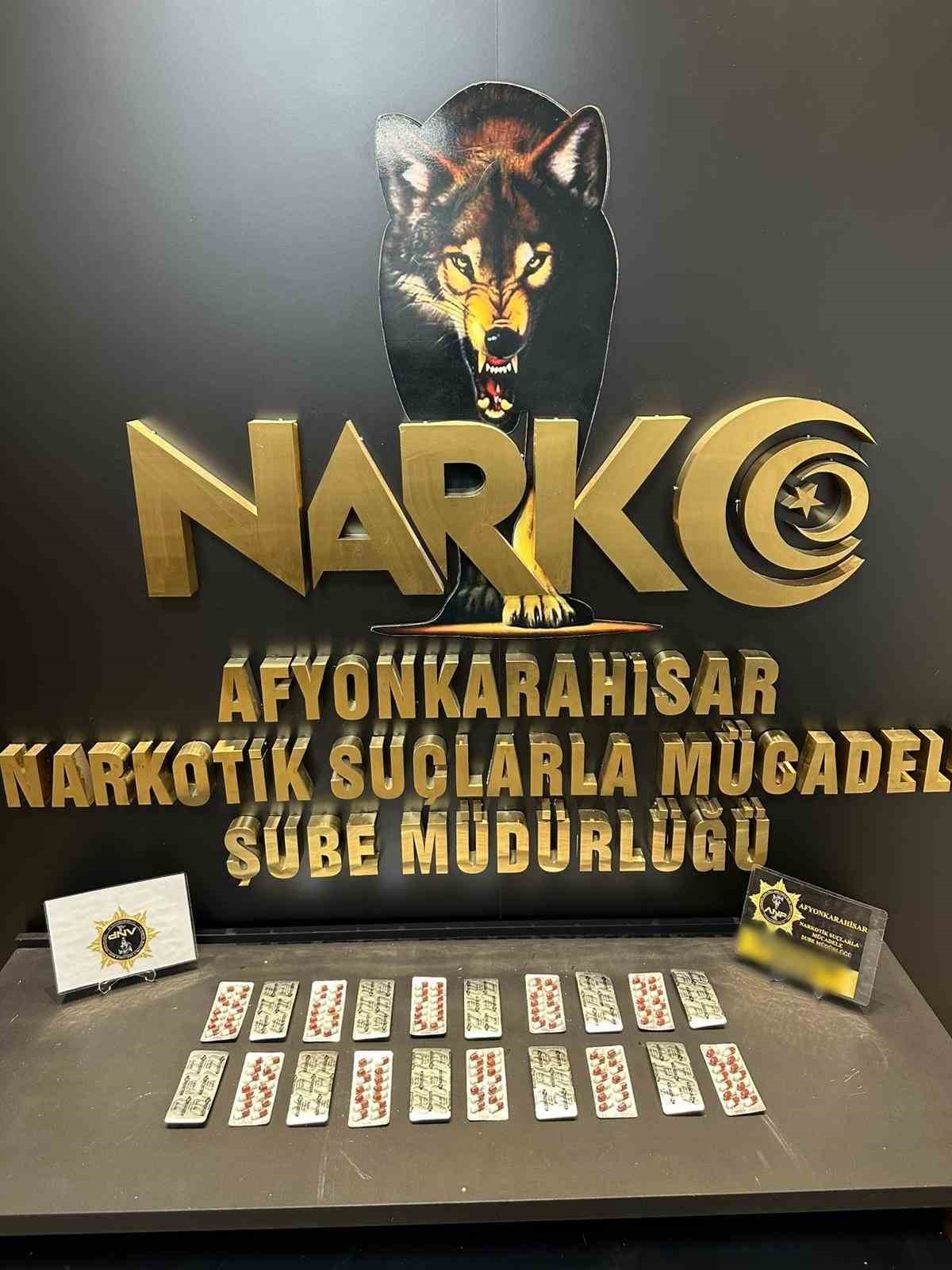 Uyuşturucu hapla yakalanan şahıs tutuklandı