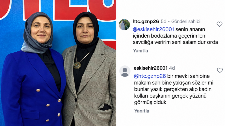 AK Parti Kadın Kolları Başkanı’na ait olduğu öne sürülen hesaptan skandal yorum: “Bodozlama geçerim”