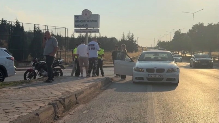 Eskişehir’de otomobil ile motosiklet çarpıştı: 1 yaralı