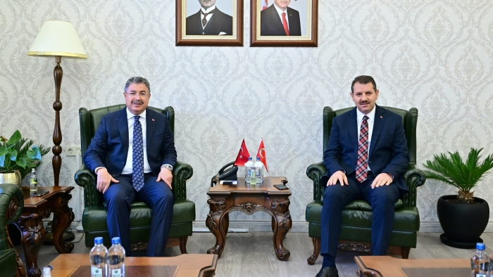 Millî Savunma Bakan Yardımcısı Salih Ayhan’dan Vali Yılmaz’a ziyaret