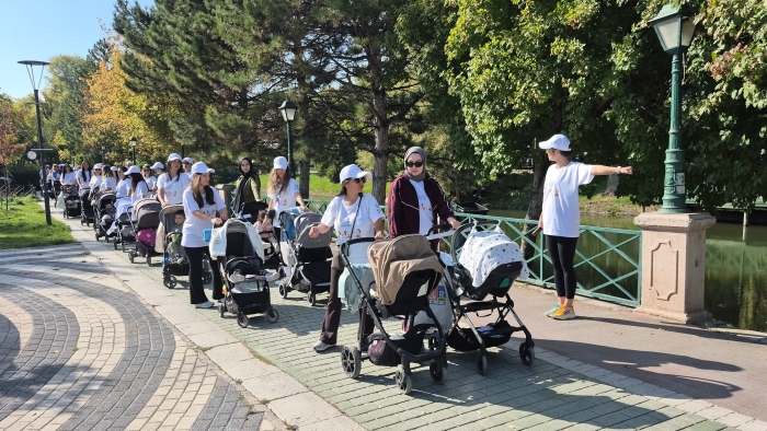 Eskişehir'de 75 anne, 75 bebek aynı anda hareket etti: “Birlikte çok güçlüyüz”