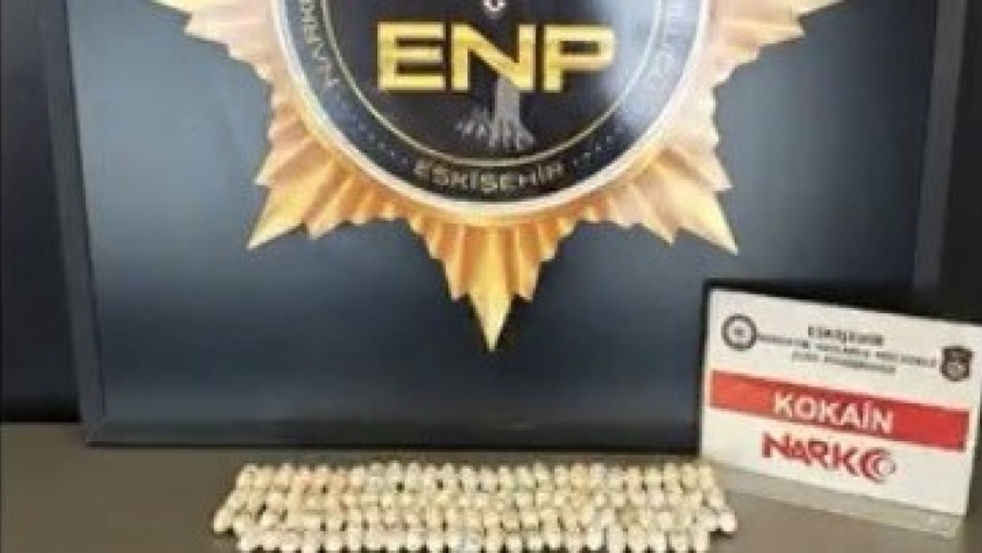 Eskişehir'de narkotik operasyonu: 102 kapsül kokain ele geçirildi
