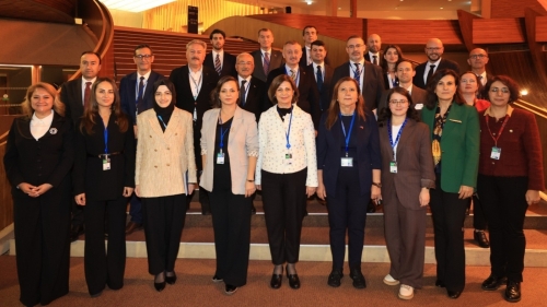 Başkan Ünlüce, Avrupa Konseyi'nde Türkiye'yi temsil etti
