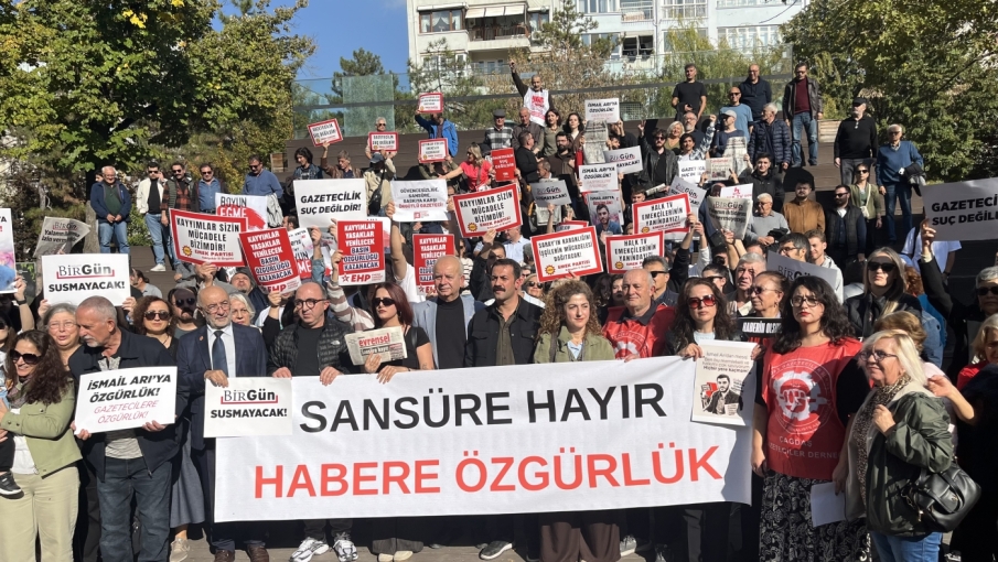 Eskişehir'de basın özgürlüğü çağrısı: "Artık yeter, nefes alamıyoruz"