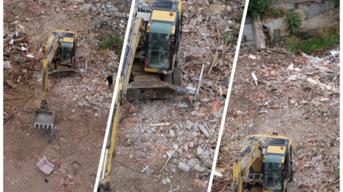 Haberimizin ardından 3 metruk ev yıkıldı