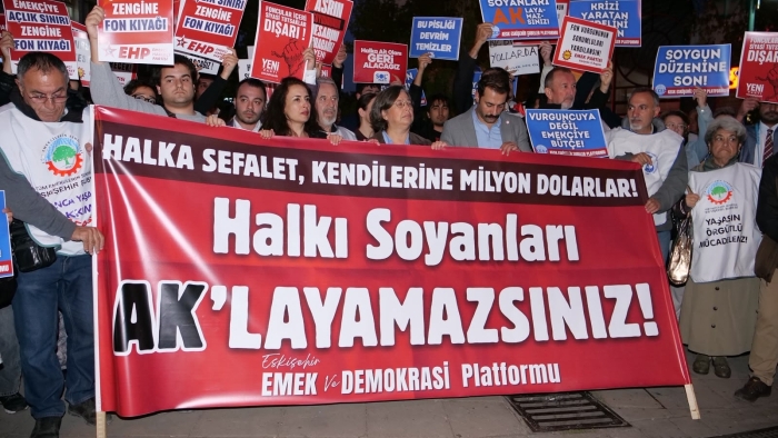 Eskişehir’de iktidara karşı yürüdüler: “Krizi biz yaratmadık, bedelini biz ödemeyeceğiz”